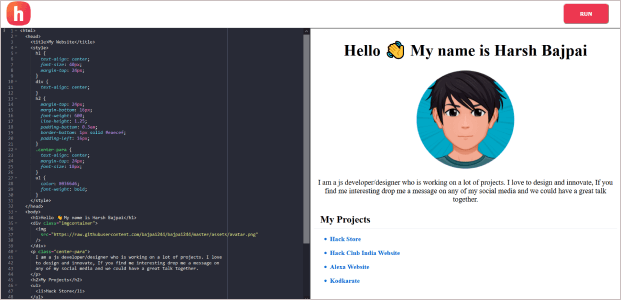 Hack IDE demo